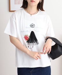 Anna Nicola ガールデザイン半袖Tシャツ