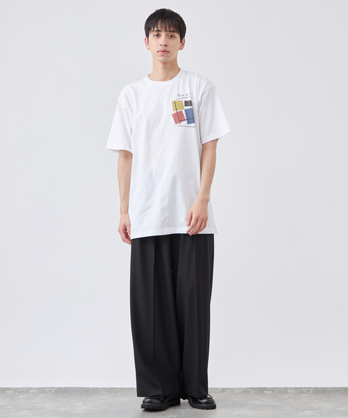 HEAR MY NAME（ヒアマイネーム）の「HEAR MY NAME別注 Theo van Doesburg / テオ・ファン・ドゥースブルフ TEE（Tシャツ/カットソー・メンズ・ホワイト・MEDIUM/LARGE）」の2枚目の写真