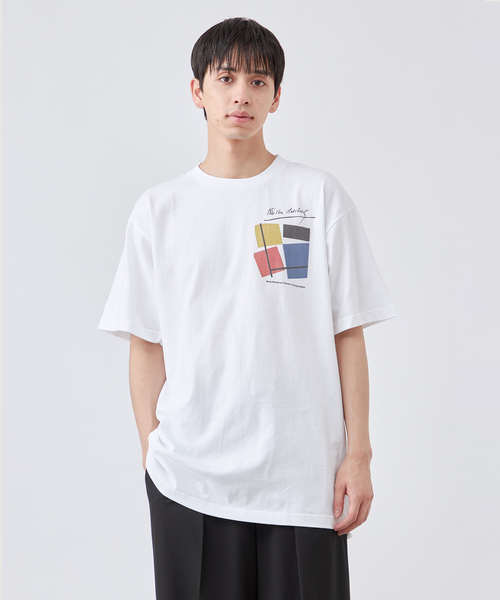 HEAR MY NAME（ヒアマイネーム）の「HEAR MY NAME別注 Theo van Doesburg / テオ・ファン・ドゥースブルフ TEE（Tシャツ/カットソー・メンズ・ホワイト・MEDIUM/LARGE）」の3枚目の写真