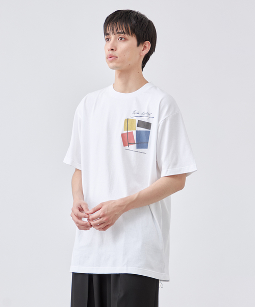 HEAR MY NAME（ヒアマイネーム）の「HEAR MY NAME別注 Theo van Doesburg / テオ・ファン・ドゥースブルフ TEE（Tシャツ/カットソー・メンズ・ホワイト・MEDIUM/LARGE）」の4枚目の写真