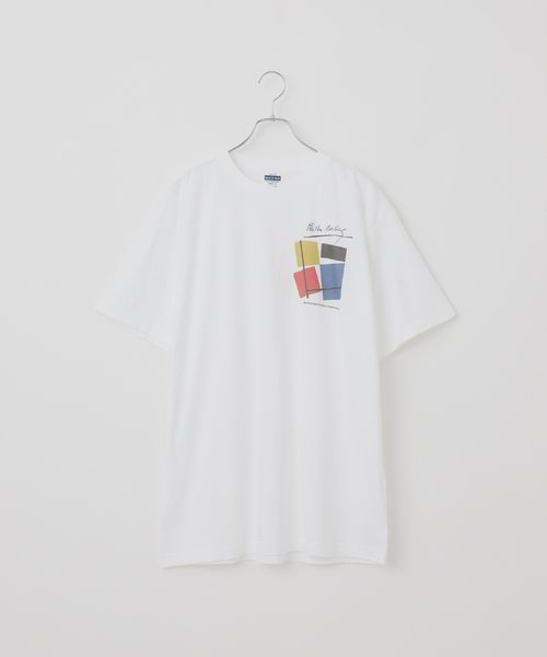 HEAR MY NAME（ヒアマイネーム）の「HEAR MY NAME別注 Theo van Doesburg / テオ・ファン・ドゥースブルフ TEE（Tシャツ/カットソー・メンズ・ホワイト・MEDIUM/LARGE）」の6枚目の写真