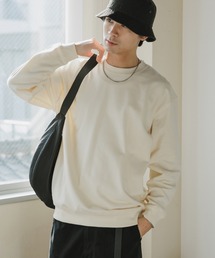 10.0oz クルーネックスウェット トレーナー 無地スウェット パイル地 リブ付 秋 秋服 2026年秋冬