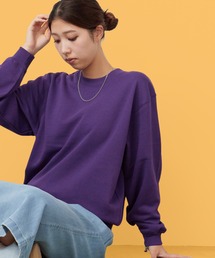 10.0oz クルーネックスウェット トレーナー 無地スウェット パイル地 リブ付 秋 秋服 冬服 2026年秋冬