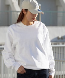 10.0oz クルーネックスウェット トレーナー 無地スウェット パイル地 リブ付 秋 秋服 2026年秋冬