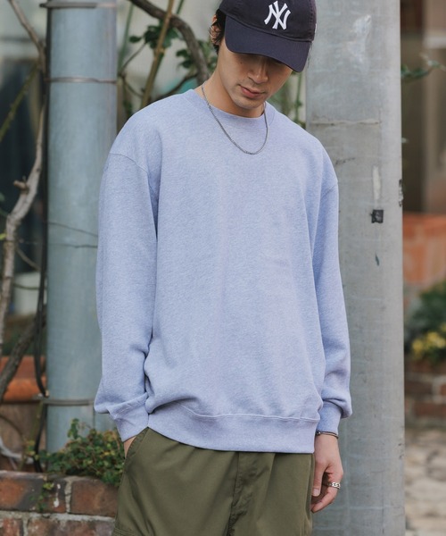 United Athle(ユナイテッドアスレ)の「【UNITED ATHLE】10.0oz クルーネックスウェット トレーナー 無地スウェット パイル地 リブ付(スウェット・メンズ・オリーブ/ライトブルー/ナチュラル/ライトピンク/カーキ/ミックスグレー/ブラック/バーガンディー/ダークブラウン/ホワイト・S/L/XL/M)」の4枚目の写真