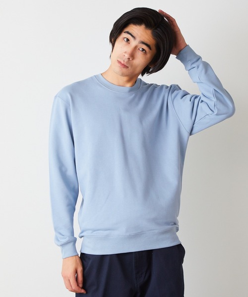 United Athle(ユナイテッドアスレ)の「【UNITED ATHLE】10.0oz クルーネックスウェット トレーナー 無地スウェット パイル地 リブ付(スウェット・メンズ・オリーブ/ライトブルー/ナチュラル/ライトピンク/カーキ/ミックスグレー/ブラック/バーガンディー/ダークブラウン/ホワイト・S/L/XL/M)」の9枚目の写真