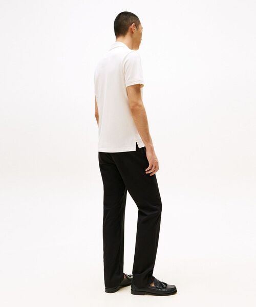 TOMMY HILFIGER(トミーヒルフィガー)の「ヒルフィガーフラッグレギュラーポロ(ポロシャツ・メンズ・ホワイト/ネイビー・X-LARGE/LARGE/MEDIUM/SMALL)」の9枚目の写真