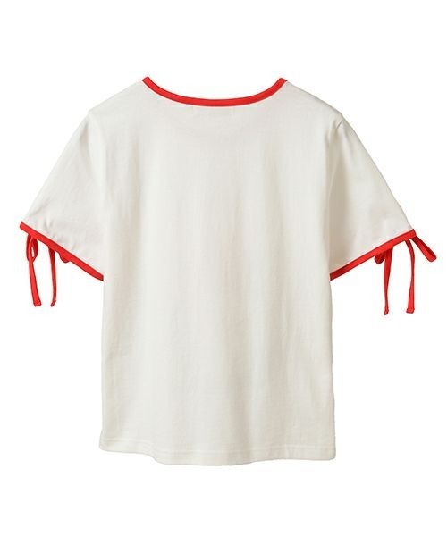 Candy Stripper(キャンディストリッパー)の「【MY MELODY】FANCY トップス(Tシャツ/カットソー・レディース・ピンク/ブラック/オフホワイト・FREE)」の4枚目の写真