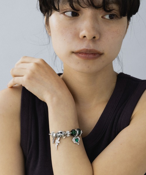 みぃ　リメンバーミー ミゲル チャーム　メッシュブレスレット miu ミュウミュウ MIU ブレスレット ENAMELED METAL BRACELET