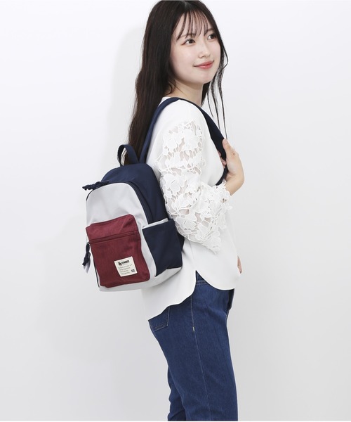 moz(モズ)の「moz モズ ZZEI-32 コンパクトリュック(バックパック/リュック・レディース・ネイビー/ブラック/ピンク系その他/その他・FREE)」の6枚目の写真