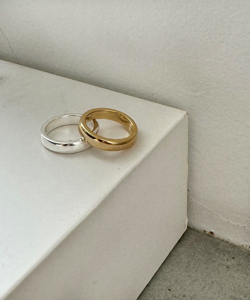 CANAL JEAN（キャナルジーン）の「Pt　プレーンリング（リング・レディース・ゴールド/シルバー・11号/13号）」の3枚目の写真