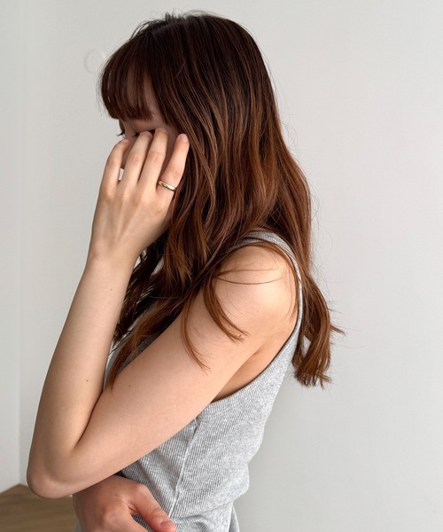 CANAL JEAN（キャナルジーン）の「Pt　プレーンリング（リング・レディース・ゴールド/シルバー・11号/13号）」の6枚目の写真