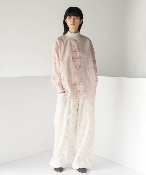 mintdesigns（ミントデザインズ）の「DOT TYPE PULLOVER（シャツ/ブラウス・レディース・ネイビー・ONESIZE）」の6枚目の写真