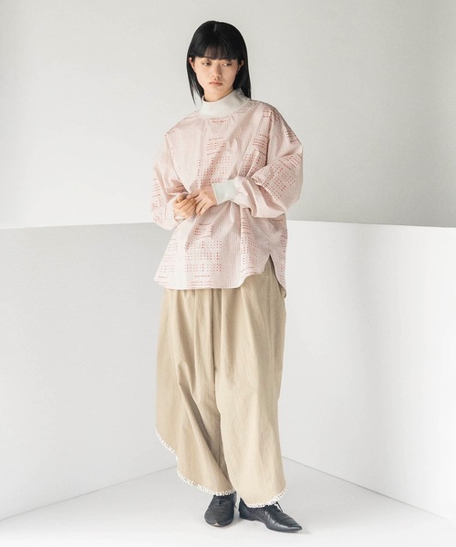 mintdesigns（ミントデザインズ）の「DOT TYPE PULLOVER（シャツ/ブラウス・レディース・ネイビー・ONESIZE）」の2枚目の写真