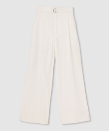allureville アルアバイル　白　パンツ　新品未使用　タグ付き デニムライクマリンパンツ （その他パンツ）｜allureville