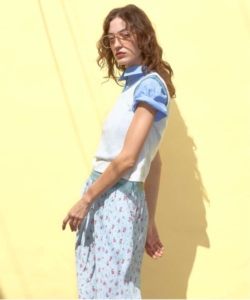 MAISON SPECIAL 2way ネックシアードッキングタンクトップ 2way Neck Sheer Docking Tank Top/2WAYネックシアードッキング
