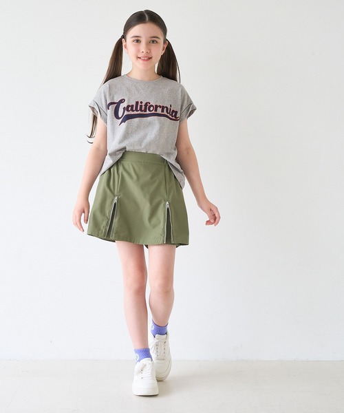 coca(coca)(コカ)の「キッズ 親子お揃い袖ロールアップロゴTシャツ(Tシャツ/カットソー・キッズ・ベージュ/その他1/ブラウン/ライトグレー/ネイビー/チャコール/ワイン/ライトピンク・140/150/120/130)」の13枚目の写真