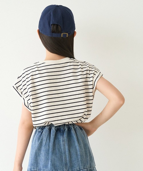 coca(coca)(コカ)の「キッズ 親子お揃い袖ロールアップロゴTシャツ(Tシャツ/カットソー・キッズ・ベージュ/その他1/ブラウン/ライトグレー/ネイビー/チャコール/ワイン/ライトピンク・140/150/120/130)」の19枚目の写真