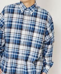SERO/セロ B.D WIDE SHIRT MADRAS CHECK マドラスチェックシャツ ビッグシルエット