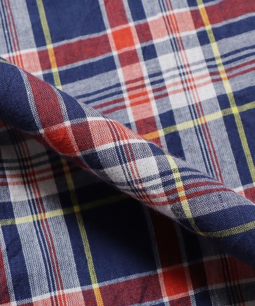SERO(セロ)の「SERO/セロ B.D WIDE SHIRT MADRAS CHECK マドラスチェックシャツ ビッグシルエット(シャツ/ブラウス・レディース・ブルー・15 )」の18枚目の写真
