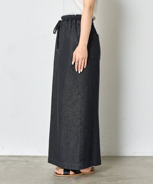 Jena espace merveilleux（ジェナ　エスパスメルヴェイユ）の「【夏でも履ける】Iラインデニムスカート（スカート・レディース・ブルー/ブラック・FREE）」の16枚目の写真