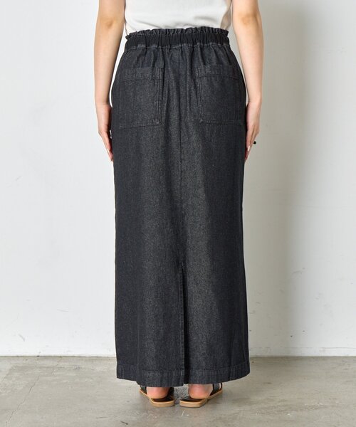 Jena espace merveilleux（ジェナ　エスパスメルヴェイユ）の「【夏でも履ける】Iラインデニムスカート（スカート・レディース・ブルー/ブラック・FREE）」の17枚目の写真