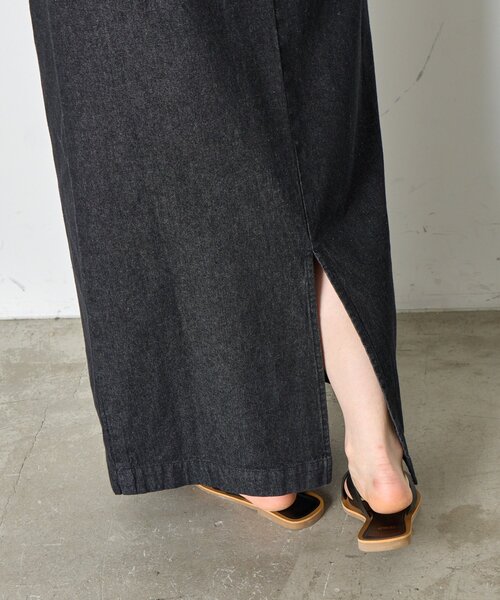 Jena espace merveilleux（ジェナ　エスパスメルヴェイユ）の「【夏でも履ける】Iラインデニムスカート（スカート・レディース・ブルー/ブラック・FREE）」の19枚目の写真