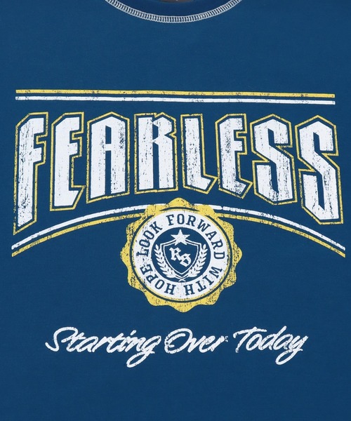 ANAP GｉRL（アナップガール）の「ANAPR+S ステッチ付き カスレ プリント Tシャツ【ユニセックス】（Tシャツ/カットソー・キッズ・ネイビー/ホワイト/ブラック系その他・XS/M/S）」の20枚目の写真