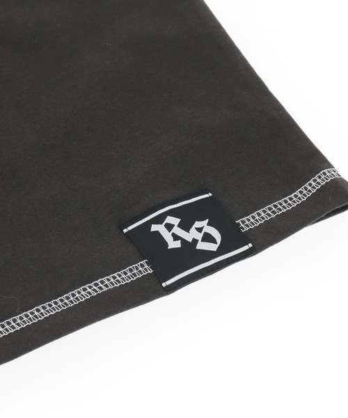 ANAP GｉRL（アナップガール）の「ANAPR+S ステッチ付き カスレ プリント Tシャツ【ユニセックス】（Tシャツ/カットソー・キッズ・ネイビー/ホワイト/ブラック系その他・XS/M/S）」の22枚目の写真