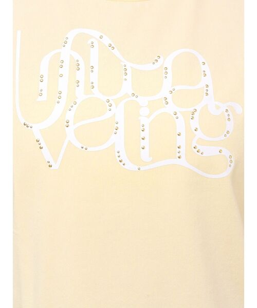 RESEXXY(リゼクシー)の「スタッズロゴTシャツ(Tシャツ/カットソー・レディース・イエロー/レッド/ホワイト/ブラック・FREE)」の8枚目の写真