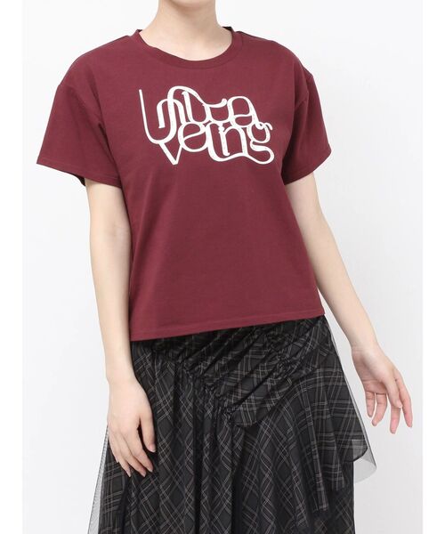 RESEXXY(リゼクシー)の「スタッズロゴTシャツ(Tシャツ/カットソー・レディース・イエロー/レッド/ホワイト/ブラック・FREE)」の12枚目の写真