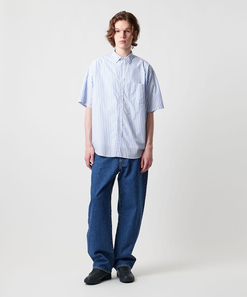 セール】＜UNITED ARROWS & SONS＞ LON/STRIPE S/SL SHIRT