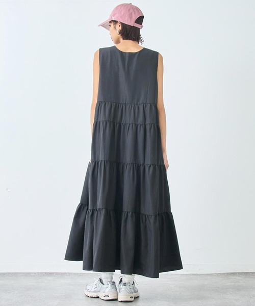 ESTNATION / ノースリーブティアードワンピース「EXCLUSIVE」 ESTNATION / ノースリーブティアードワンピース《EXCLUSIVE