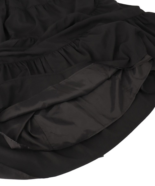 ANAP(アナップ)の「ティアード ロング ノースリーブ ワンピース(ワンピース・レディース・ブラック/ブルーグリーン/ホワイト・FREE)」の10枚目の写真