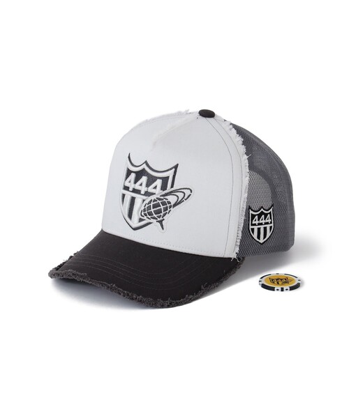 YOSHINORI KOTAKE DESIGN（ヨシノリコタケデザイン）の「【別注】YOSHINORI KOTAKE / ツイル メッシュ キャップ 2（キャップ・メンズ・ブルー/グレー/グリーン・ONE SIZE）」の4枚目の写真