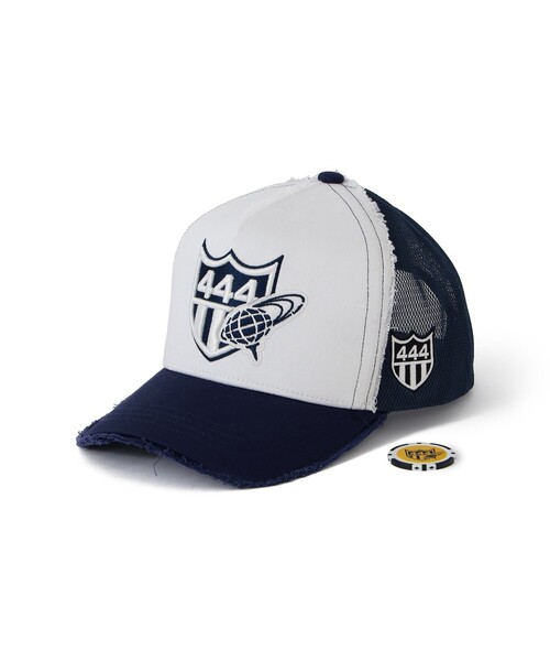 YOSHINORI KOTAKE DESIGN（ヨシノリコタケデザイン）の「【別注】YOSHINORI KOTAKE / ツイル メッシュ キャップ 2（キャップ・メンズ・ブルー/グレー/グリーン・ONE SIZE）」の6枚目の写真