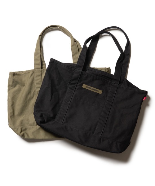 VIRGOwearworks（ヴァルゴウェアワークス）の「RMOR CANVAS TOTE BAG（トートバッグ・メンズ・オリーブドラブ/ブラック・FREE）」の3枚目の写真