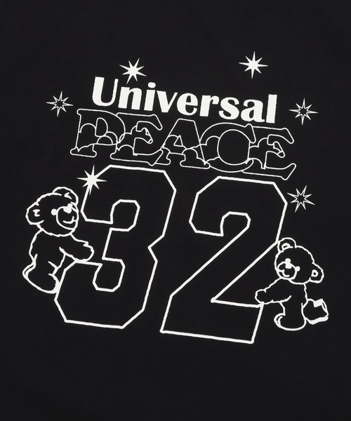 Little sunny bite(リトルサニーバイト)の「littlesunnybite/リトルサニーバイト/32 big tee(Tシャツ/カットソー・レディース・ブラック/ホワイト・M/S)」の9枚目の写真