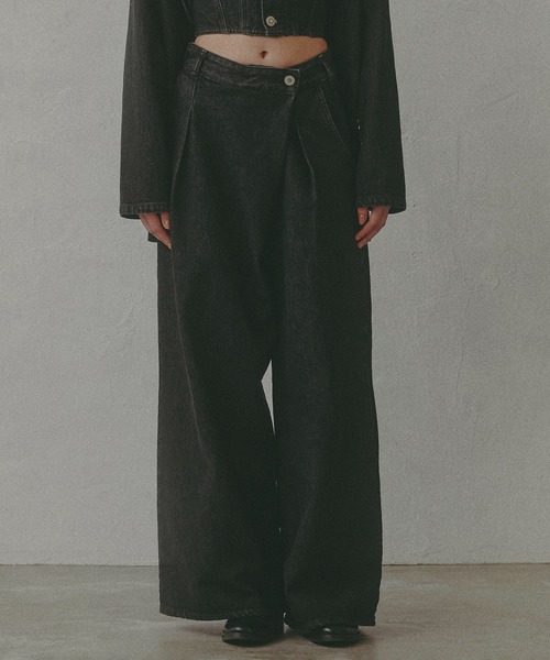 GISELe 10月号掲載】atelier SOMETHING WRAP WIDE PANTS/アトリエ