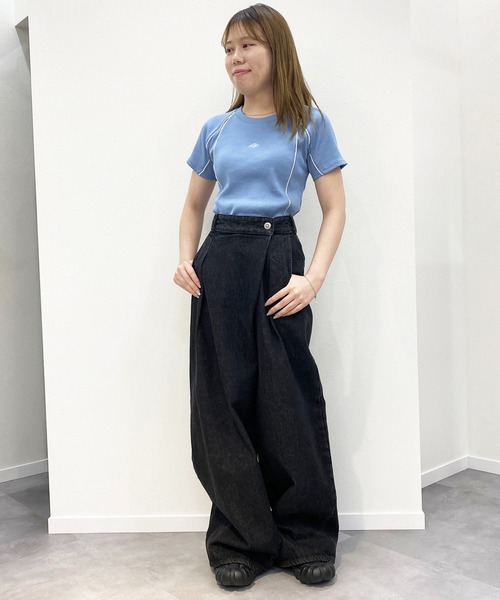 GISELe 10月号掲載】atelier SOMETHING WRAP WIDE PANTS/アトリエ