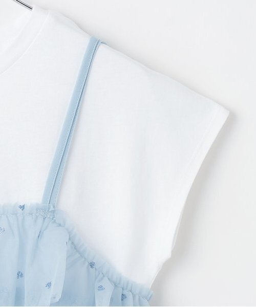 kate spade new york kids(ケイトスペードニューヨーク)の「ガールズ チュールビスチェ&Tシャツセット(アンサンブル・キッズ・サックスブルー/ブラック・150cm/140cm/160cm)」の6枚目の写真