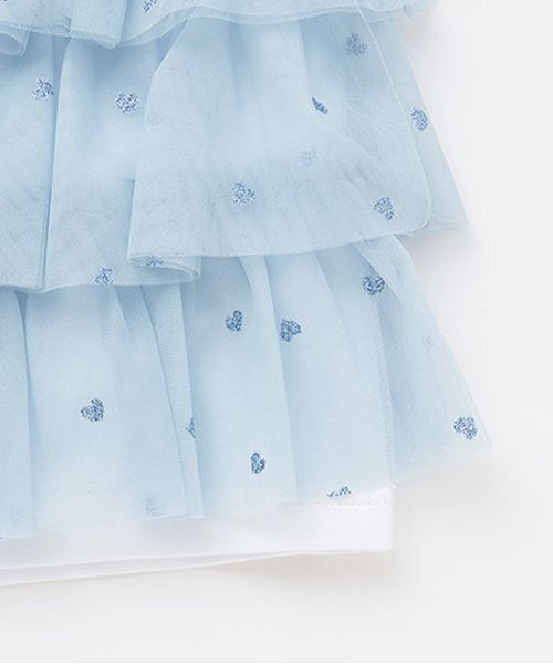 kate spade new york kids(ケイトスペードニューヨーク)の「ガールズ チュールビスチェ&Tシャツセット(アンサンブル・キッズ・サックスブルー/ブラック・150cm/140cm/160cm)」の7枚目の写真