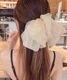 Forcement（フォースメント）の「華やかなビッグシフォンシュシュ（シュシュ）」