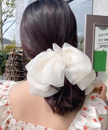 Forcement（フォースメント）の「華やかなビッグシフォンシュシュ（シュシュ）」