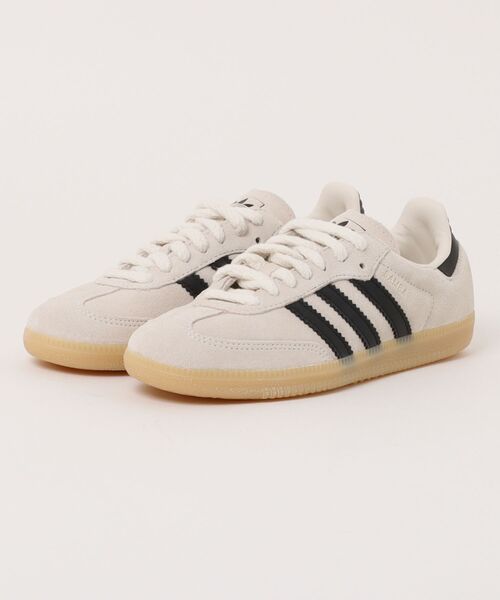 adidas(アディダス)の「ADIDAS アディダス SAMBA OG サンバ OG JR2014 CHAL/CORE/GUM3(スニーカー・メンズ・ホワイト・22.5cm/28.0cm/29.0cm/22.0cm/30.0cm/23.0cm/24.0cm/25.0cm/26.0cm/27.0cm/23.5cm/24.5cm/25.5cm/26.5cm/27.5cm/28.5cm)」の1枚目の写真