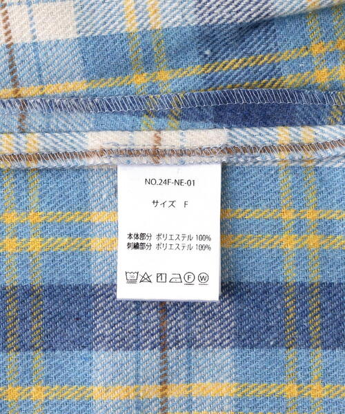 ブラウス シャツ neuron/ニュウロン/オーバーチェックシャツ レディース メンズ neuron/ニュウロン/オーバーチェックシャツ（シャツ/ブラウス