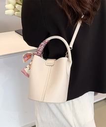 blackdia ocean ボウタイスカーフ付 2WAYバケットバッグ