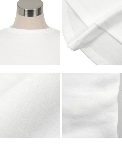 KOBE LETTUCE（コウベレタス）の「ラウンドカットインナータンクトップス（タンクトップ・レディース・オフホワイト/ブラック/ホワイト系/ブラック系・M-Short/M-Long）」の14枚目の写真