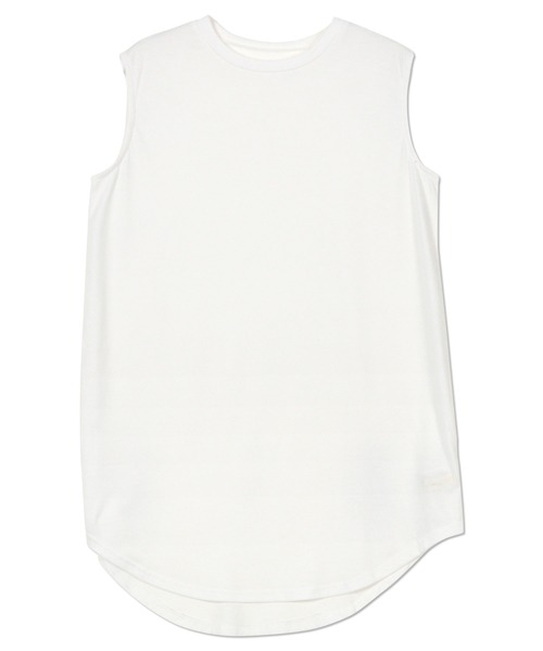 KOBE LETTUCE（コウベレタス）の「ラウンドカットインナータンクトップス（タンクトップ・レディース・オフホワイト/ブラック/ホワイト系/ブラック系・M-Short/M-Long）」の16枚目の写真