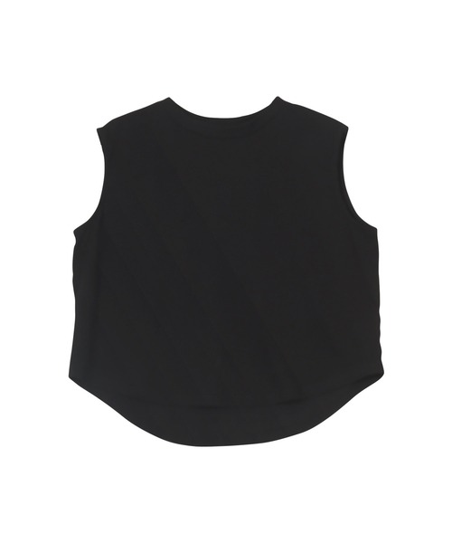 KOBE LETTUCE（コウベレタス）の「ラウンドカットインナータンクトップス（タンクトップ・レディース・オフホワイト/ブラック/ホワイト系/ブラック系・M-Short/M-Long）」の17枚目の写真